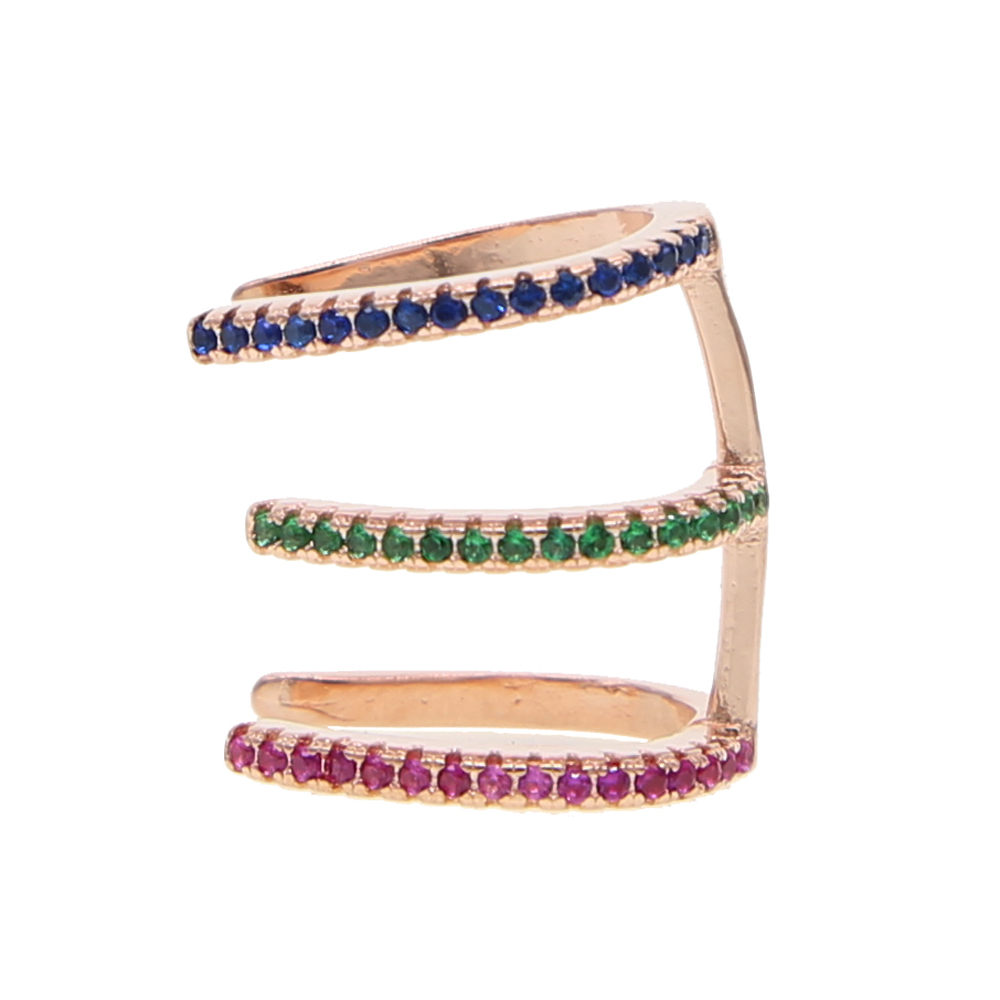 Es falso falso Daith Piercings Imitación Aro Cartílago Helix Joyas Anillo De Oro Falso