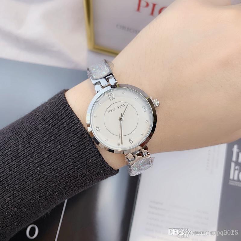 

2020 Wholesale price Brand Fashion Women Dress Watch Relojes De Marca Mujer Brand Milan belt Luxury Lady Wristwatch Classic Quartz Free ship, Slivery;brown