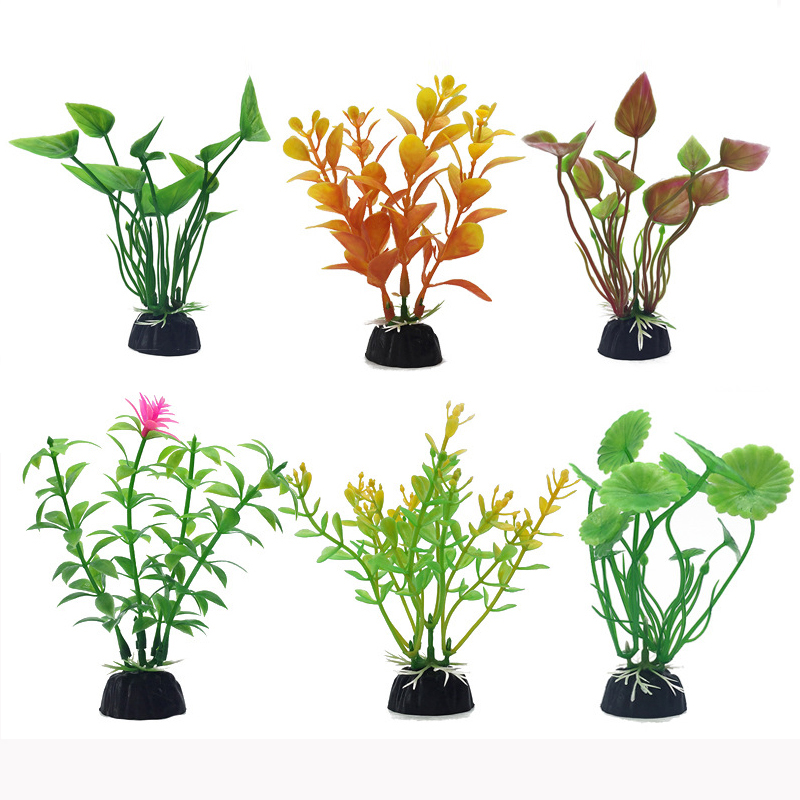 

10PCS/Pack 10cm Underwater Artificial Aquatic Plant Ornaments For Aquarium Fish Tank Green Water Grass Landscape Decoration