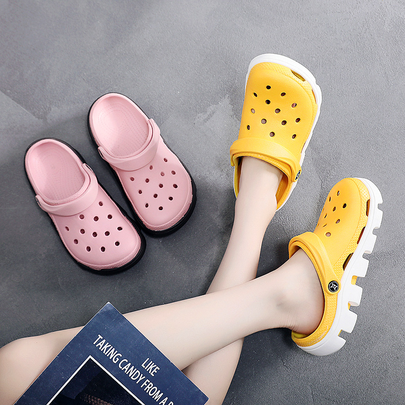 

Women Shoes Men Beach Shoes Croc Home Slippers Comfort Slip On Casual Water Shoe Household Slippers Sandals Wading Sneakers, Green