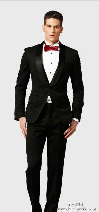 

Classic Shawl Lapel tuxedos groom wedding men suits mens wedding suits tuxedo costumes de smoking pour hommes men(Jacket+Pants+Tie) 516, Same as image