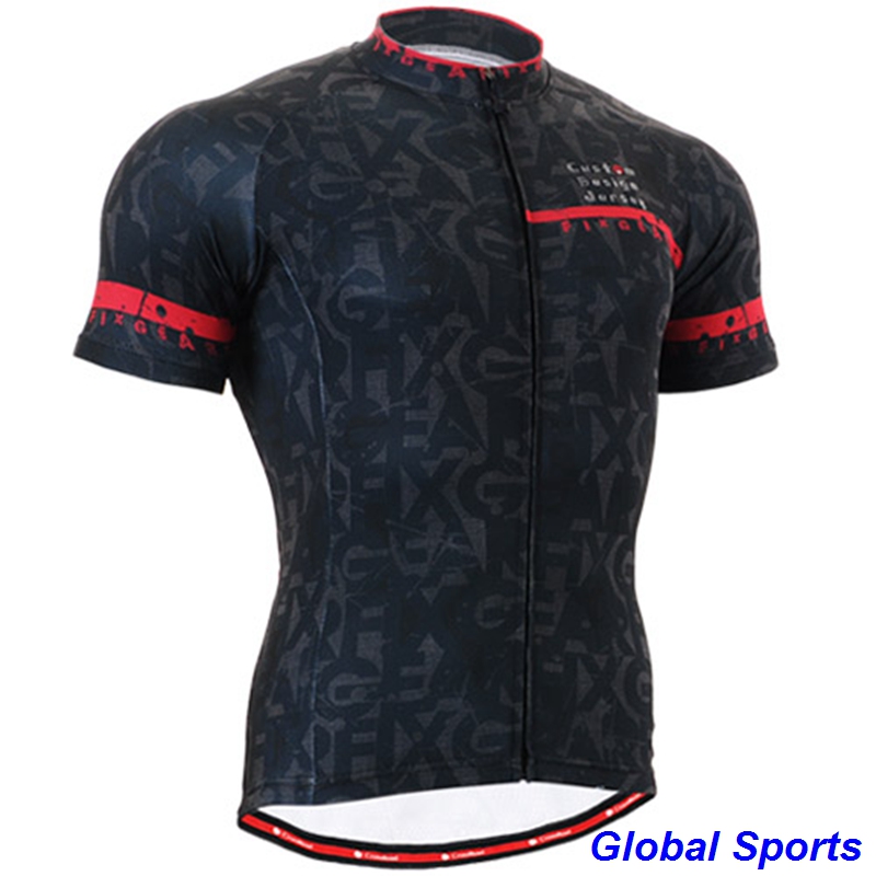 

2020 Brand Team Cycling Bike Bicycle Clothing Clothes black Men Cycling Jersey Jacket Jersey Top Bicycle Bike Shirt, As picture showed