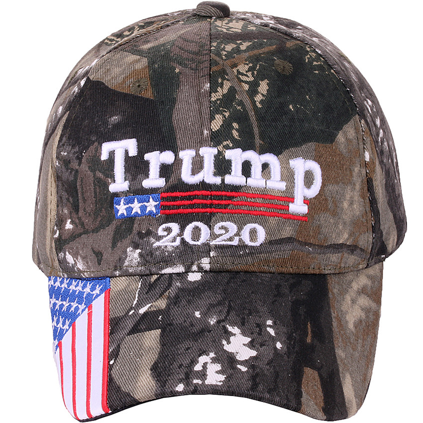 

Donald Trump 2020 Cap Camouflage USA Flag Baseball Caps Keep America Great camo Hat 3D Embroidery Star Letter Camo Army, Opp bag not products