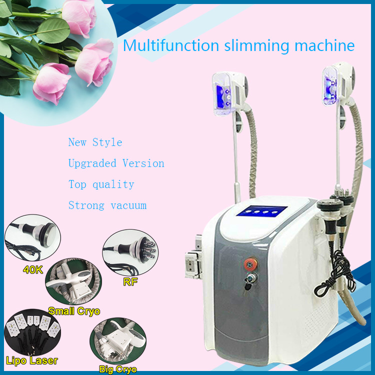 Cryolipolyse Fat Congelage Machine Cryothérapie Minceur Cavitation RF Machine à laser de lèvres Lipo