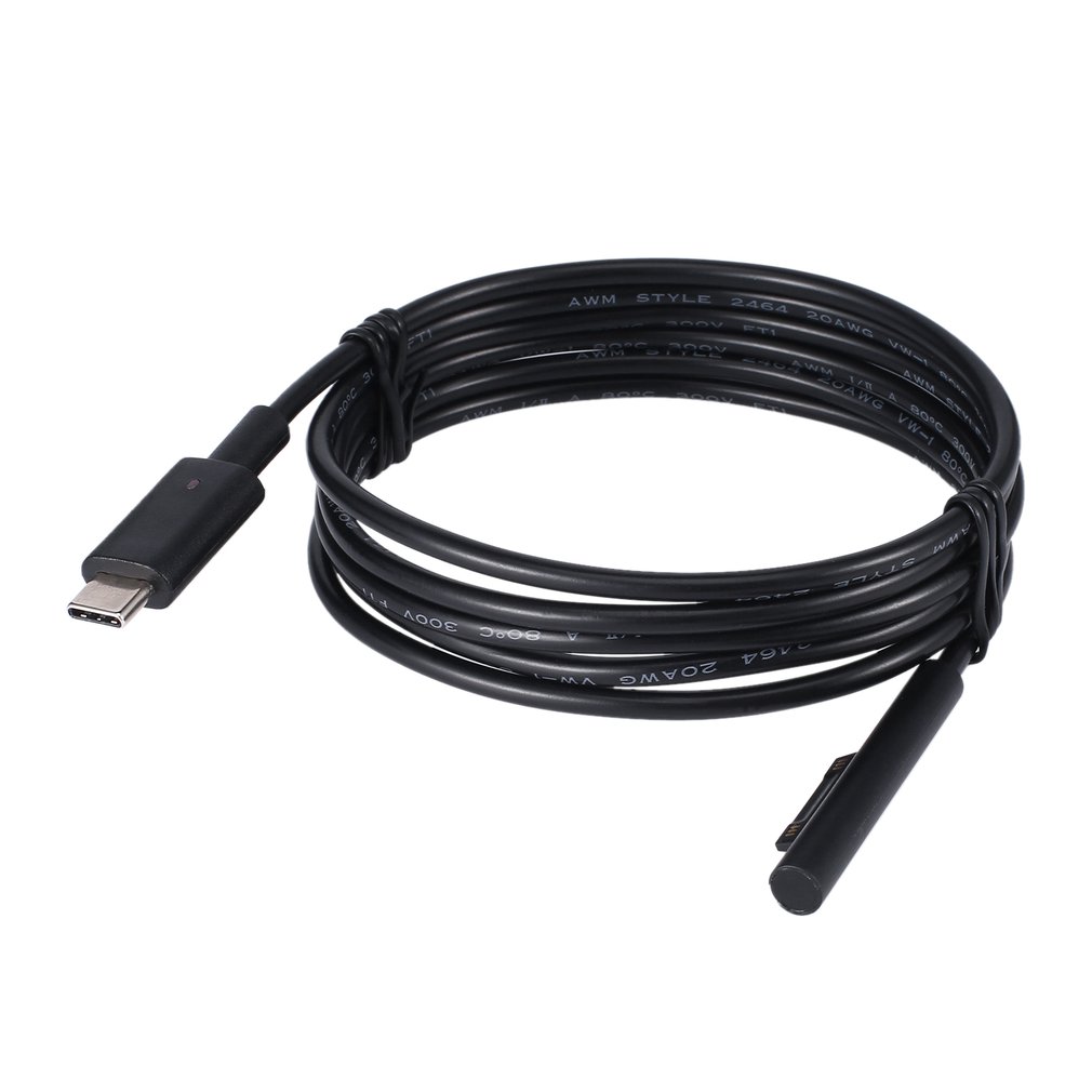 

1.5M DC adapter Cable Charger For Microsoft Surface Pro 5 6 Book Go Tablet Laptop