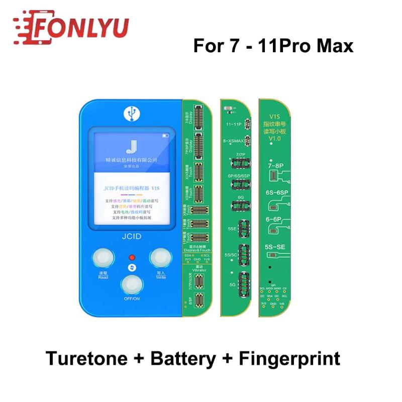 

JC V1S Photosensitive Original Color Touch Battery Fingerprint Serial Number Programmer For 7-11Pro Max
