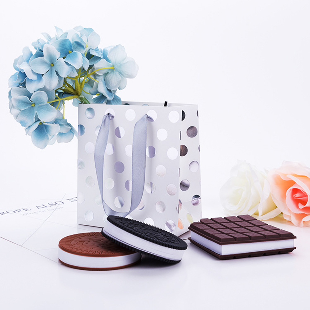 

10Pcs Creative Stamping Dot Paper Bag Valentine's Day Gift Paper Bag Wedding Gift Birthday Shopping with Handle D30