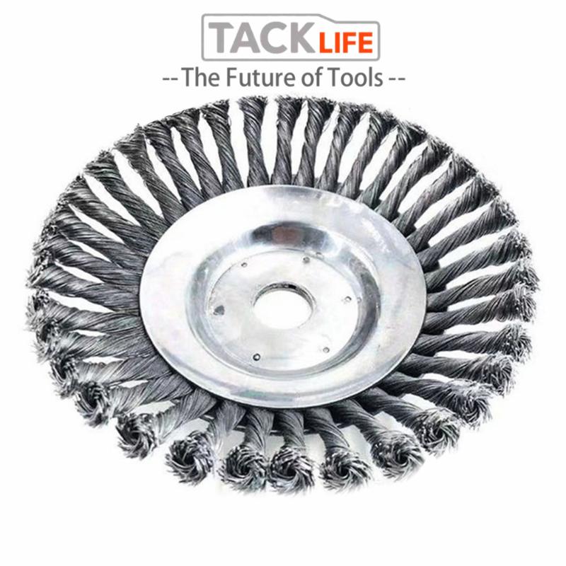 

TACKLIFE 150mm/200mm Steel Wire Trimmer Head Grass Brush Cutter Dust Removal Weeding Plate for Lawnmower Garden Tools
