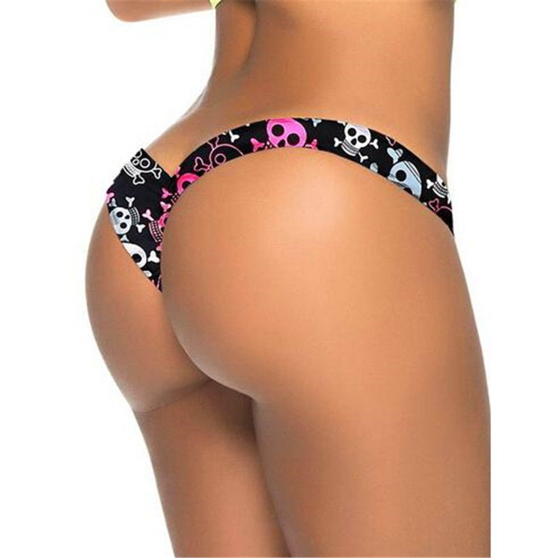 

Colorful V Shape Sexy Bikini Bottom Swimsuit Women' Underpants Sexy Panties Underwear Women' Swimwear Thong Briefs, Type-5