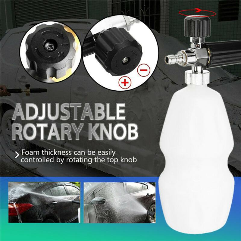 

Foam Generator Foam 1/4 Car Washer Tool Cannon Lance High Pressure Snow Soap Pot Bottle 1L High Pressure Washer Car