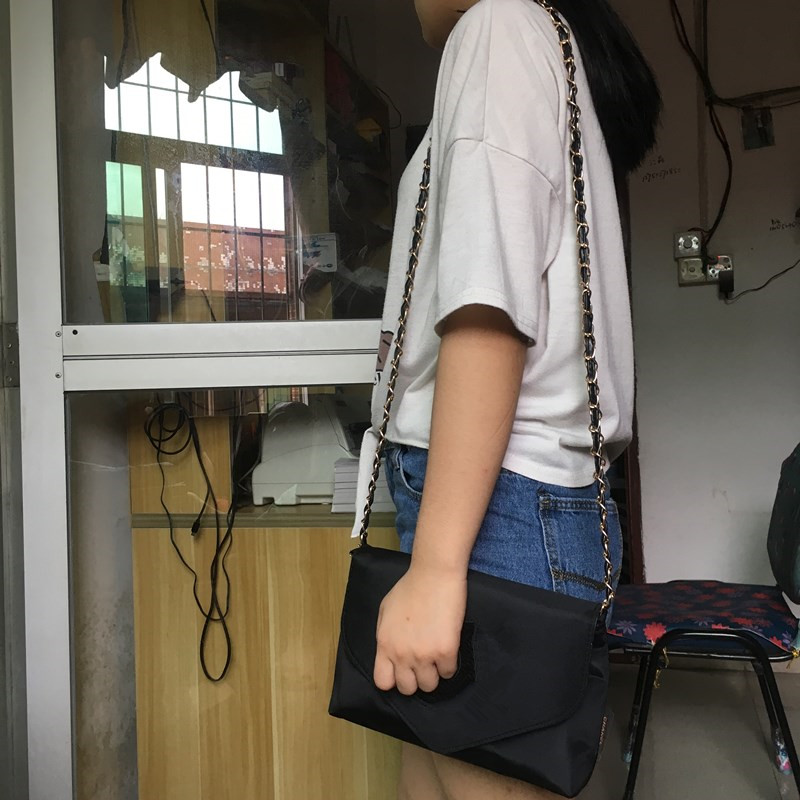 

Hot arrive Fashion chain bag lady shoulder bag black sequins Envelope bag makeup case