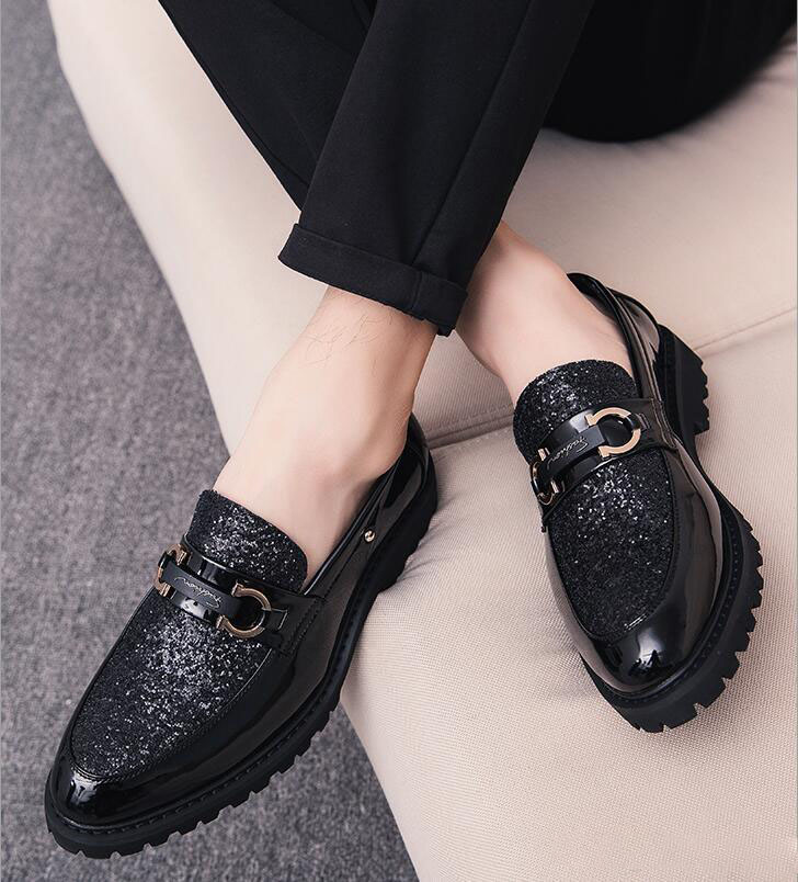 

Men Formal Business Shoes Luxury Men's Dress Shoes Male Casual Genuine Leather Wedding Party Loafers Stylist shoe