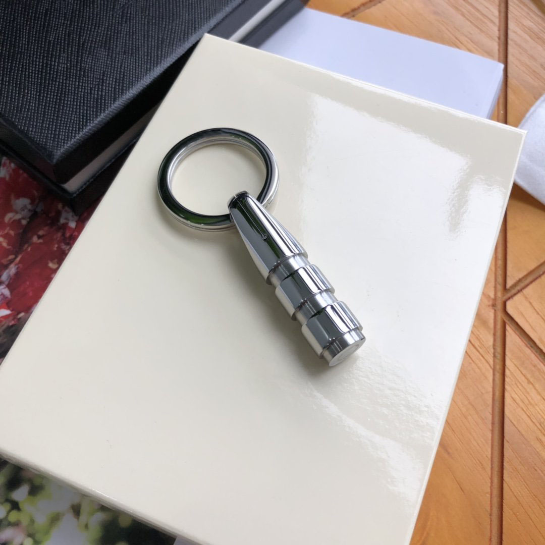 

keychain key chain stainless steel keychain gift for men with box, Silver