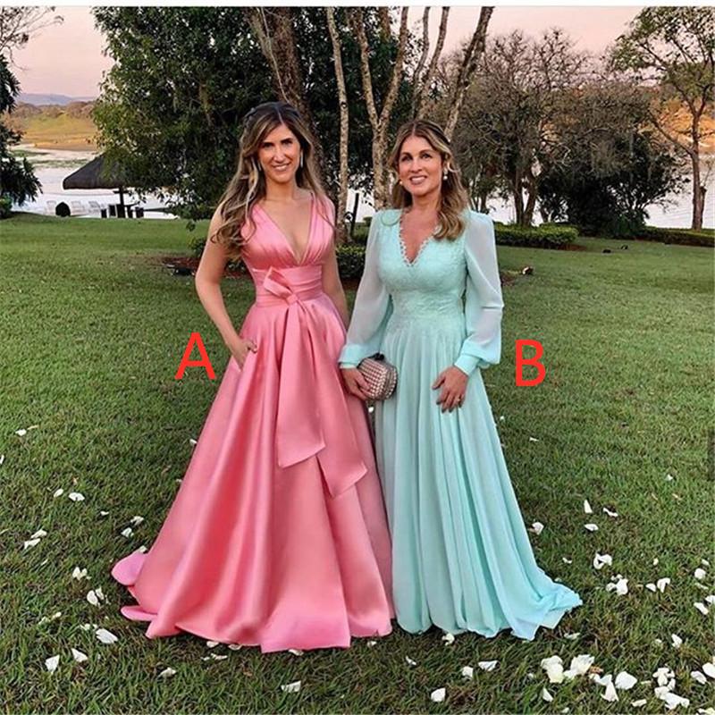 silk long gown designs