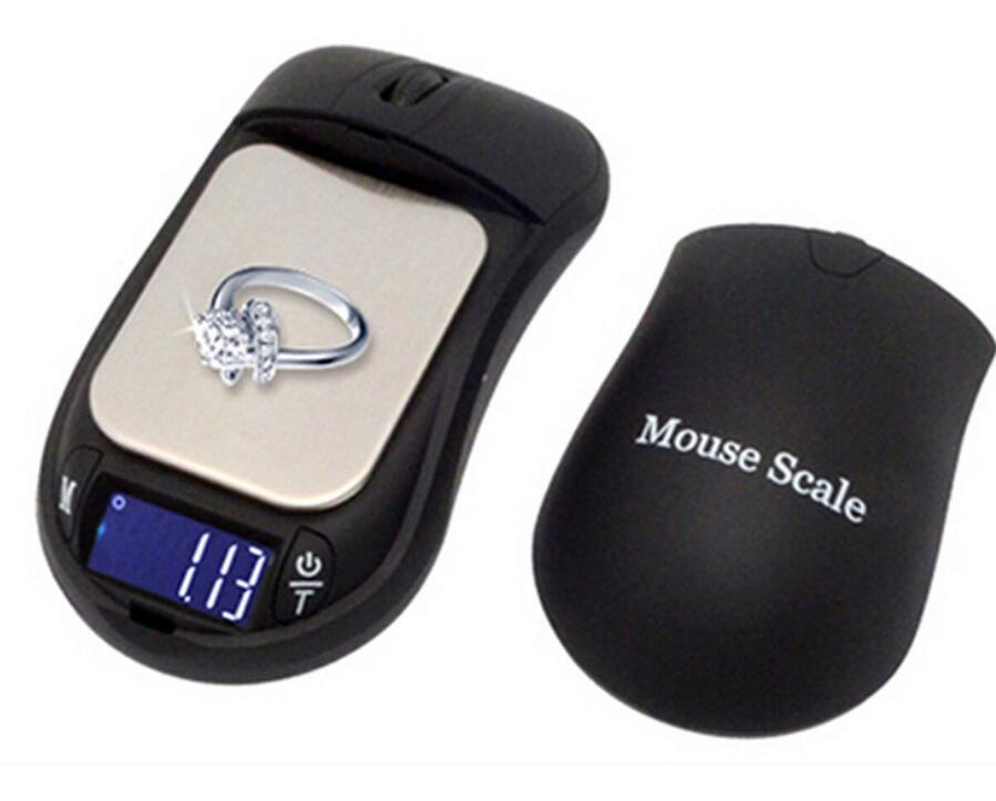 

Mini Mouse Shape Kitchen Scales 200g 0.01g 500g/0.1g Portable Digital Jewelry Scale for Carat Diamond Lab 0.01 Gram