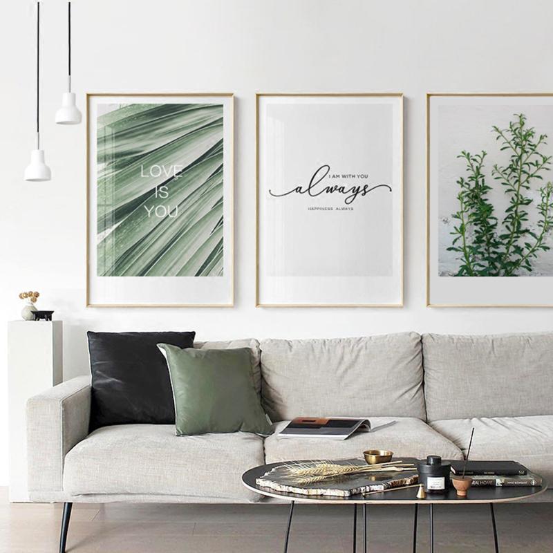 

Nordic Plants Home Decor Wall Art Print Canvas Painting Kids Wall Pictures For Living Room Bedroom Home Decors With You