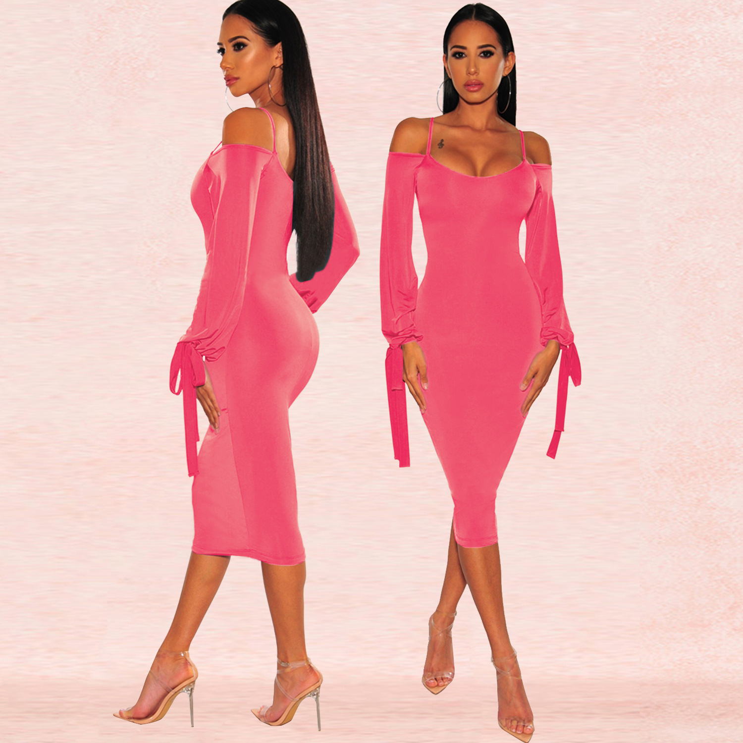 tight pink dresses for sale