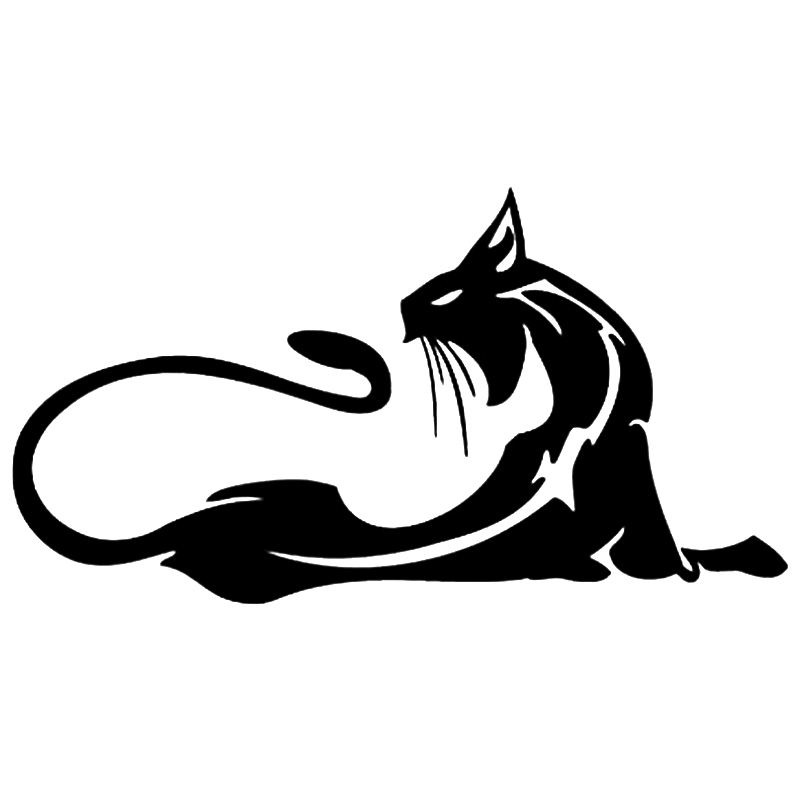 

16*8.6cm Cat Alerts Enemy Entry Zone-Animal Decal Vinyl Sticker Car Accessories Motorcycle Helmet Car Styling, Color