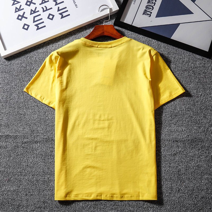 

mens designer t shirts luxury T-shirt new brand Italy classic fashion men  tee shirt high quality crew neck clothes HOT T, Yellow