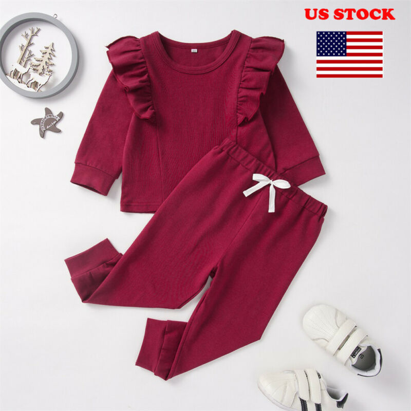 

New Autumn Infant Clothing Newborn Baby Girls Clothes Set Cute Long Sleeve Tops + Long Pants 2pcs Suit Toddler Outfits, As pic