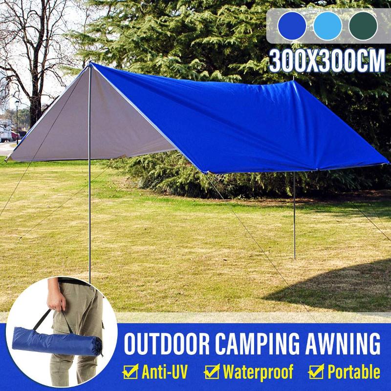 

Awning Waterproof Tarp Tent Shade Anti UV Ultralight Garden Canopy Sunshade Outdoor Camping Hammock Rain Beach Sun Shelter