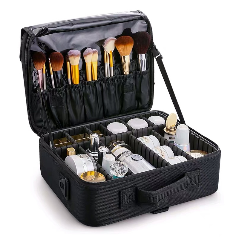 New Fashion Women Cosmetic Bag Travel Makeup Professional Make Up Box Cosmetics Pouch Bags Beauty Case For Makeup Artist T200519
