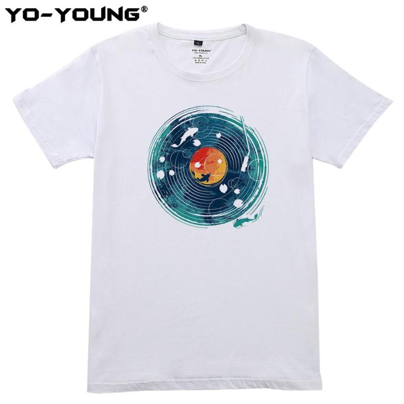 

Men's T-Shirts Casual T Shirts Unisex 100% Cotton DJ Fish Print For Young Girls Boys Summer Steetwear On Demand, Gray