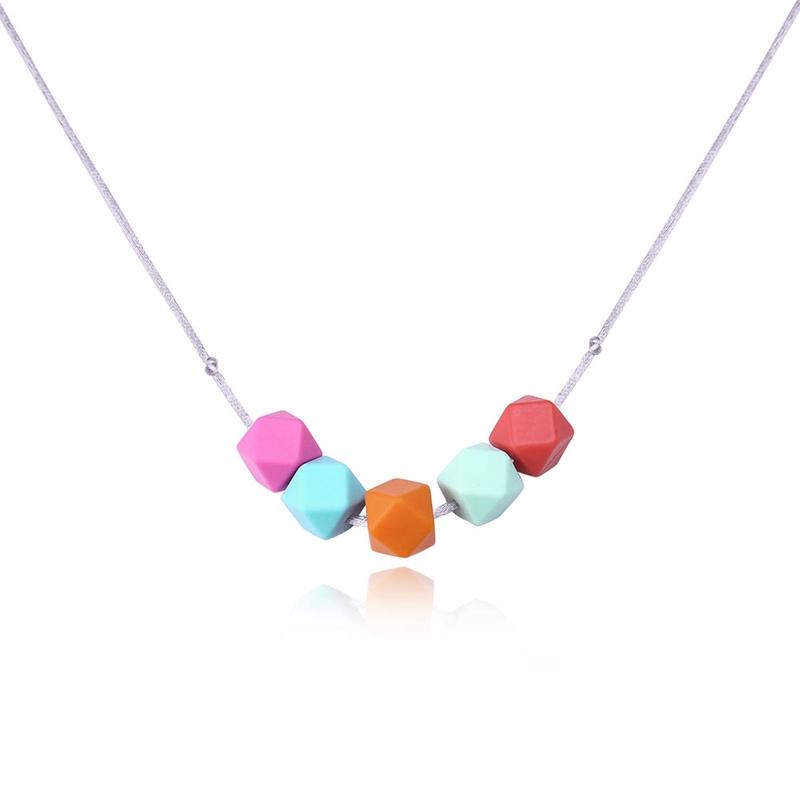 

Pendant Necklaces 2021 Fashion 1pcs Free Grade Silicone Necklace With Rope Chain