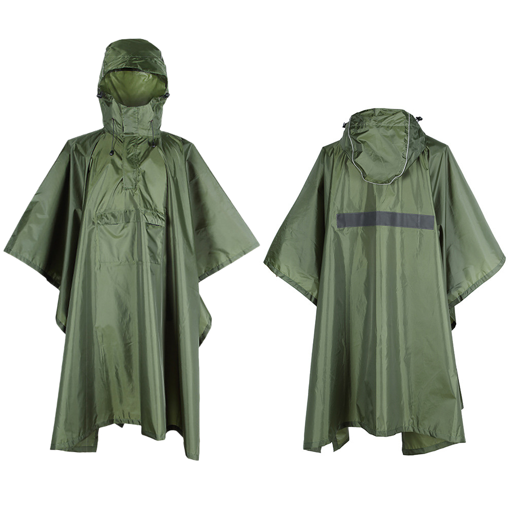 5x Pluie Poncho Avec Capuchon d/'urgence en route de Pluie Veste Pluie Poncho Imperméable