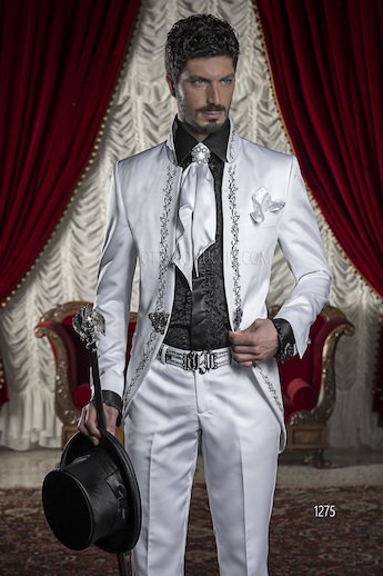 

Embroidery Groom Tuxedos Mandarin Lapel Groomsmen Mens Wedding Dress Man Jacket Blazer Prom Dinner 2 Piece Suit(Jacket+Pants+Tie) A51, Same as image