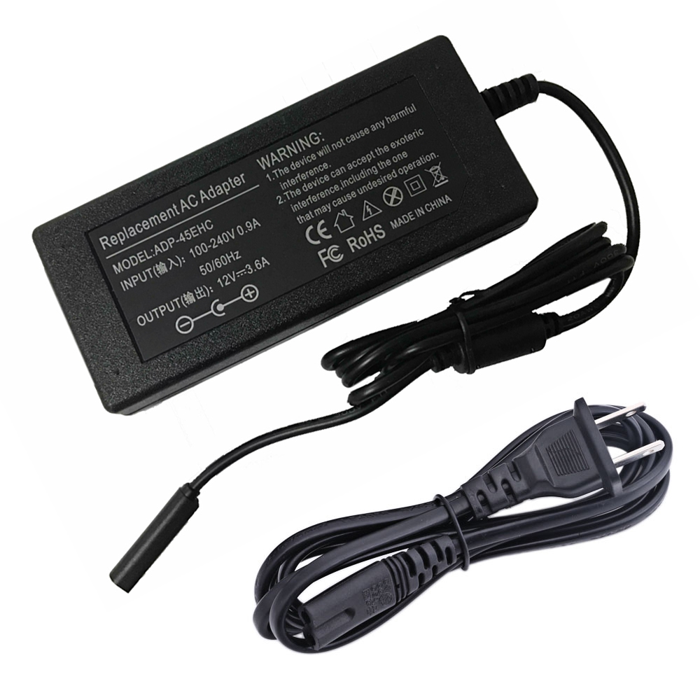 

AC / DC Charger Adapter with Cable for Microsoft Surface Pro 2, Black
