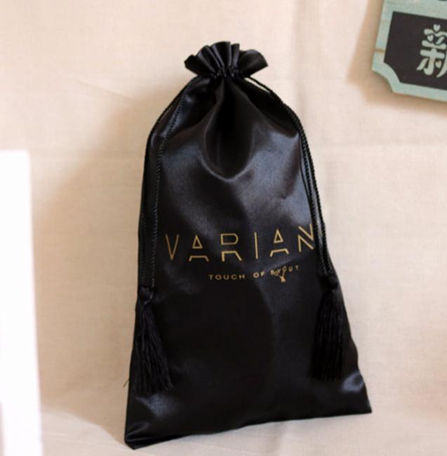

Satin Bags for Packaging Jewelry/Makeup/Gift/Wedding/Party/Storage/Hair Bundles/Wigs/Shoe Bag Silk Cloth Pouch Custom Logo Print
