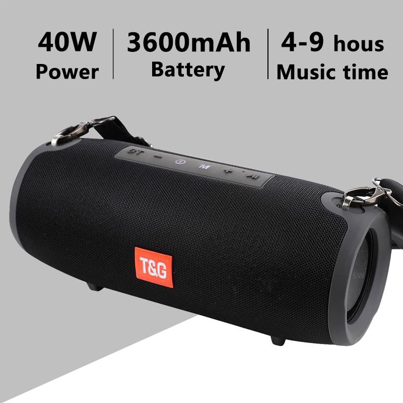 

High quality TG118 40W Bluetooth Speaker High Power Portable Speaker Sound Bar for Computer Music Player Center Boom Box Bluetooth Column FM