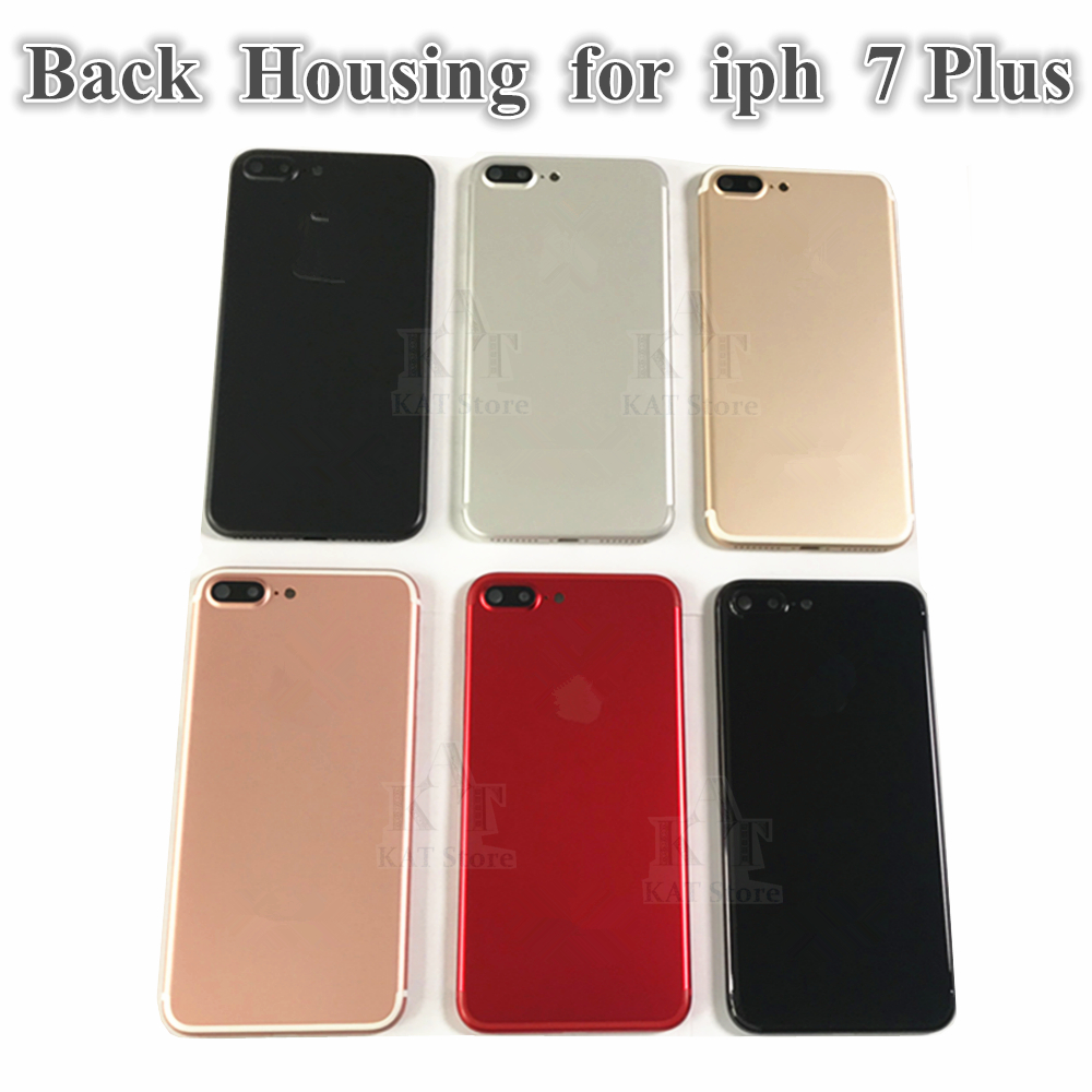 

20Pcs for iPhone 7G 7 Plus Back Battery Door Full Housing Middle Frame Panel Cover with Logo Side Buttons SIM Tray Replacement Parts