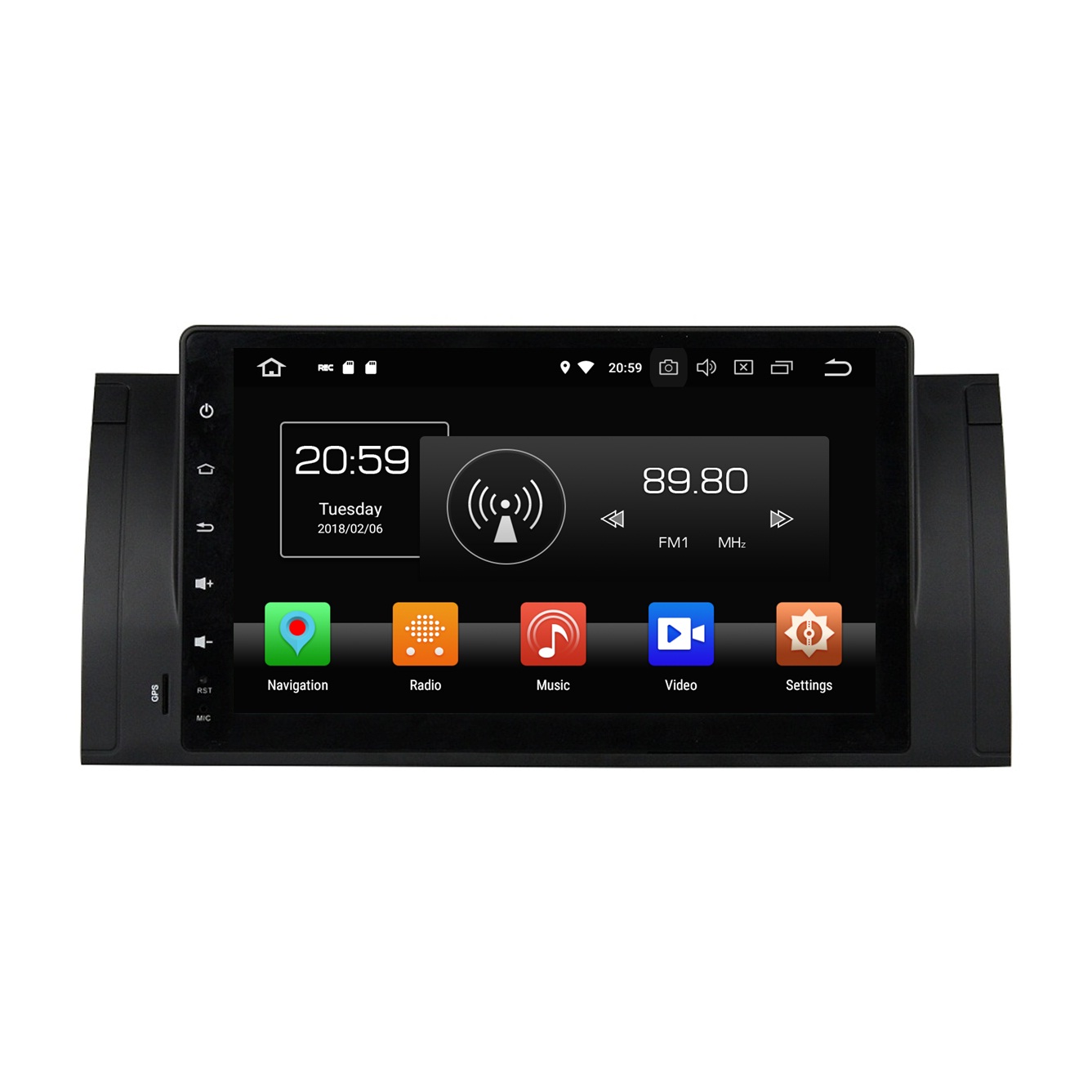 ADAPTATEUR BMW 5 e39 7 e38 x5 e53 façade radio Kit de montage pour avec armoire