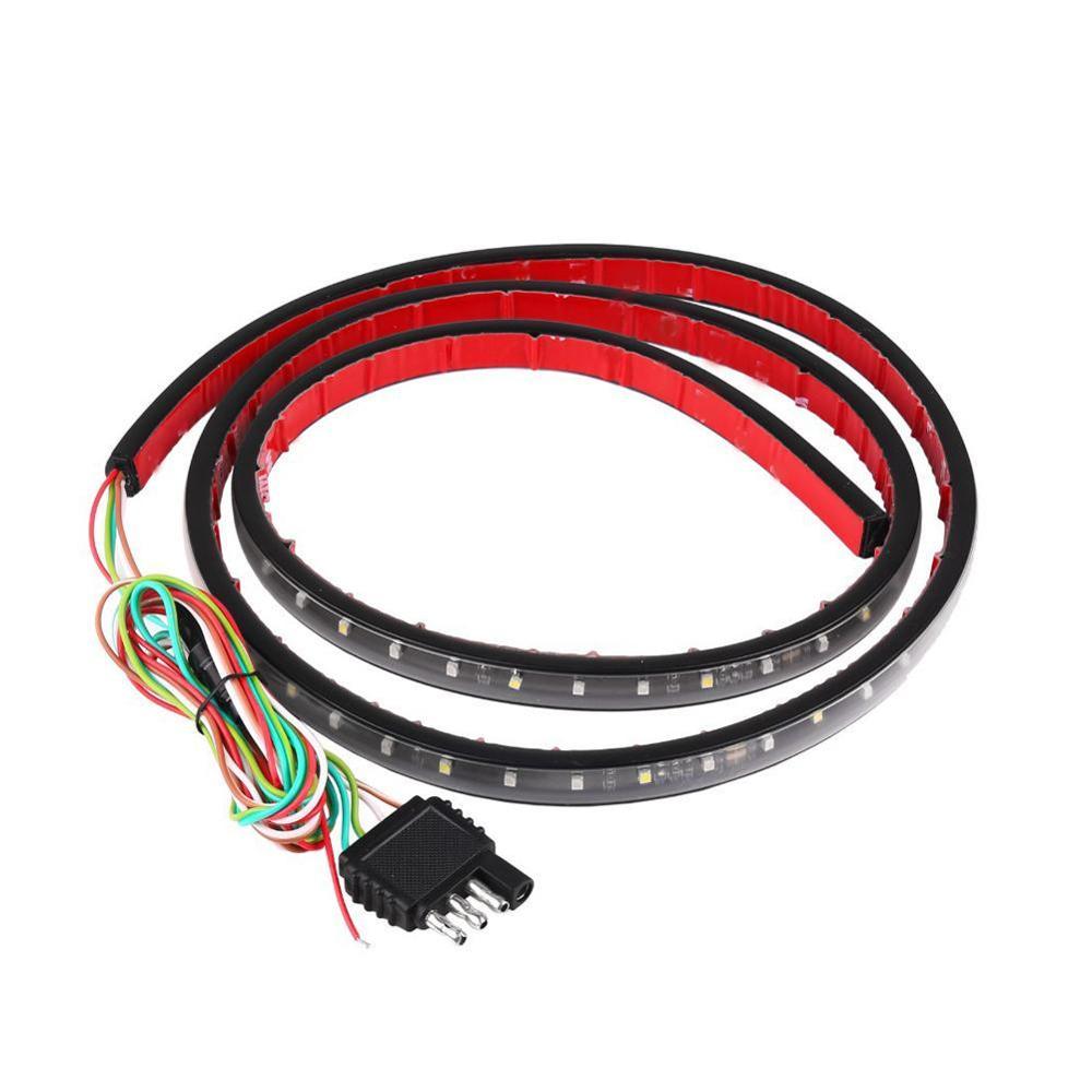 Sonline 30CM 15SMD auto Striscia Sotto Luce Neon vano piedi flessibile impermeabile Giallo