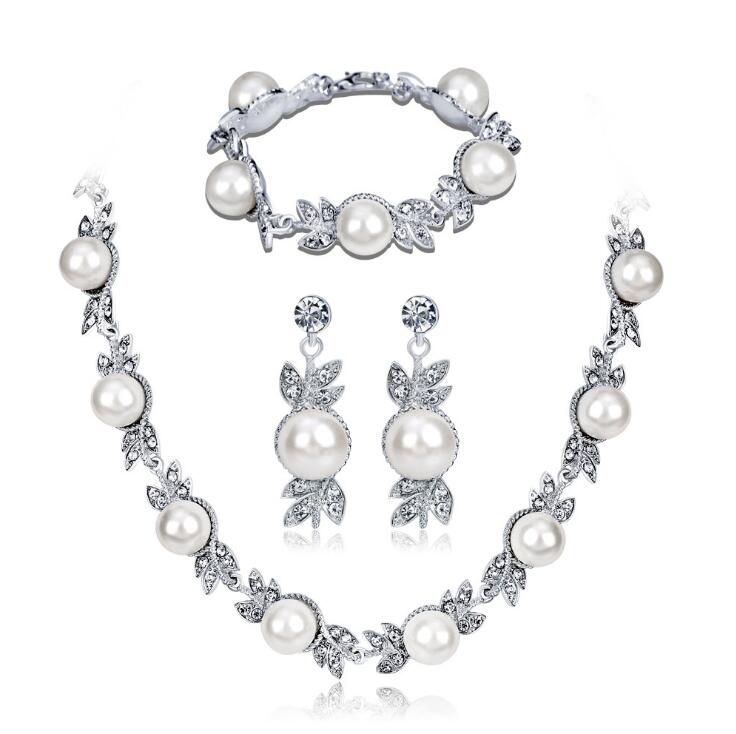

Jewellery Sets for Women Artificial Pearl Necklace Vintage Bridal Pearl Necklace Earrings Jewelry Set Multilayer Imitation Pearl Necklace o, Pic