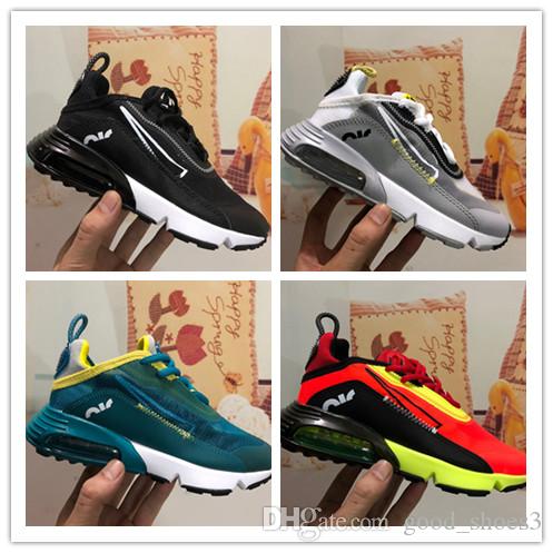 

2020 New Kids Running Shoes 2090 Infant Abstract Sneaker Boy Girls Triple Black White Boy Girl Toddler Chaussures Pour Enfant