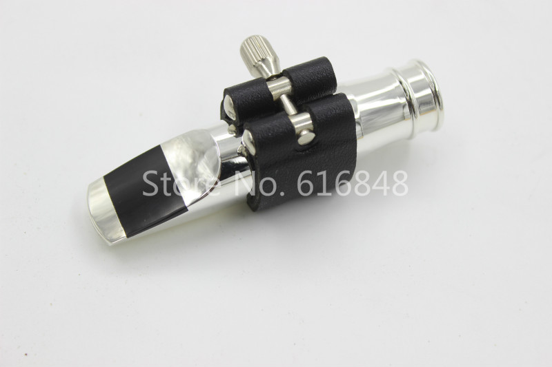

New Dukoff Metal Silver Plated Mouthpiece for Alto Tenor Soprano Saxophone Size 5 6 7 8 9 Brand Musical Instrument Accessories