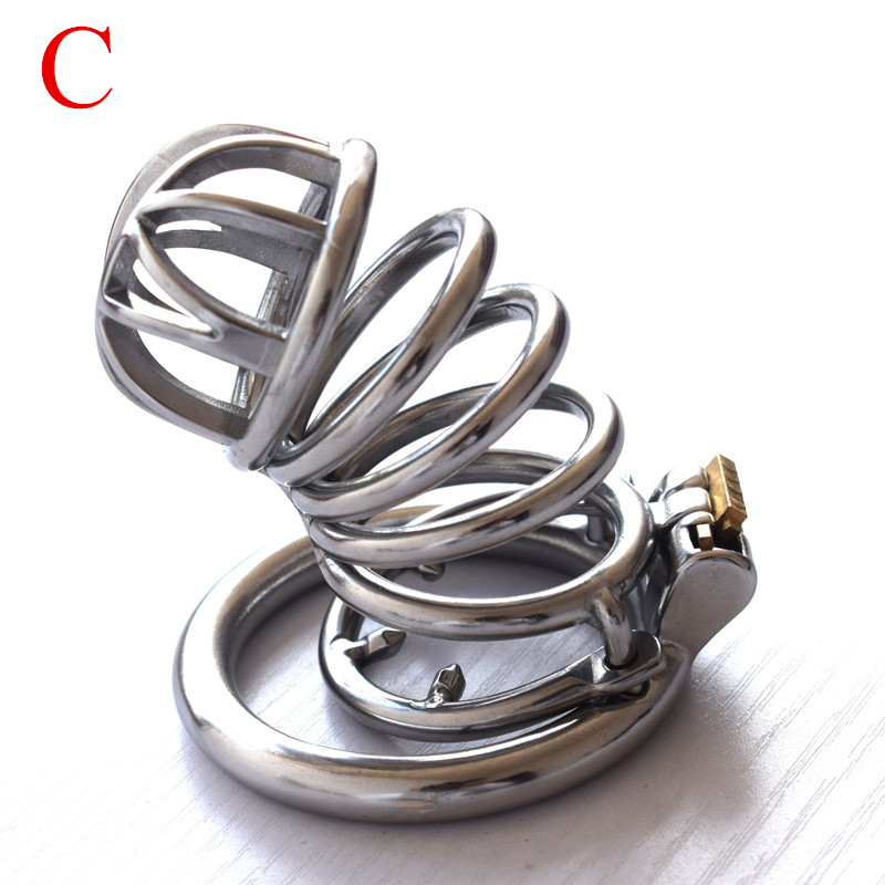 

Penis Rings Three-dimensional Chastity Belt Bondage Device Cockrings Birdcage JJ Lock Adult Alternative Toys Sex Products 47E