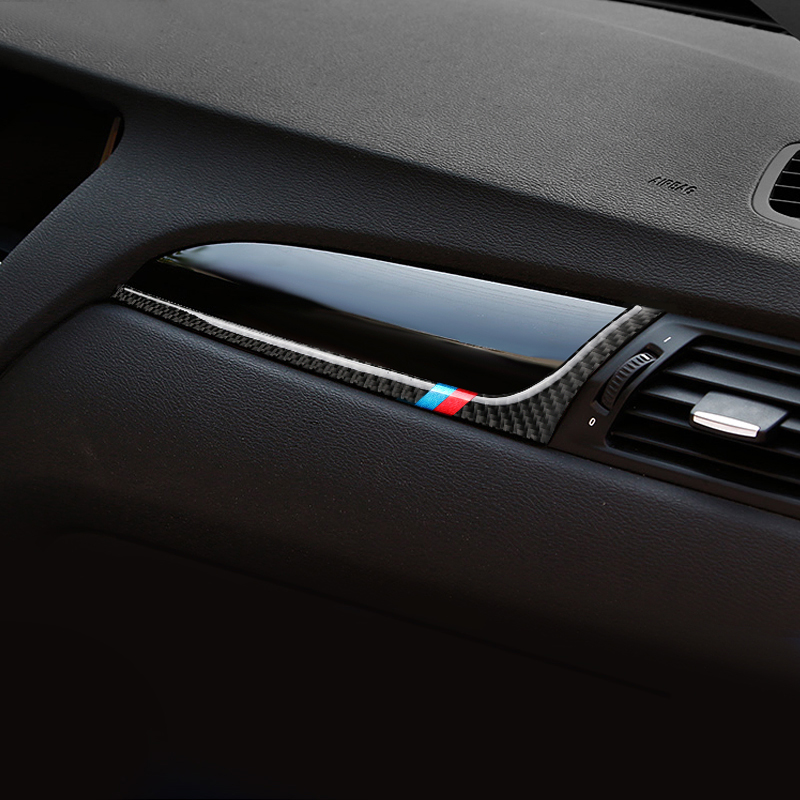 

For BMW X3 F25 X4 F26 Carbon Fiber Interior Car Dashboard Decoration Strip Car-Styling Sticker 2011-2017 Accessories