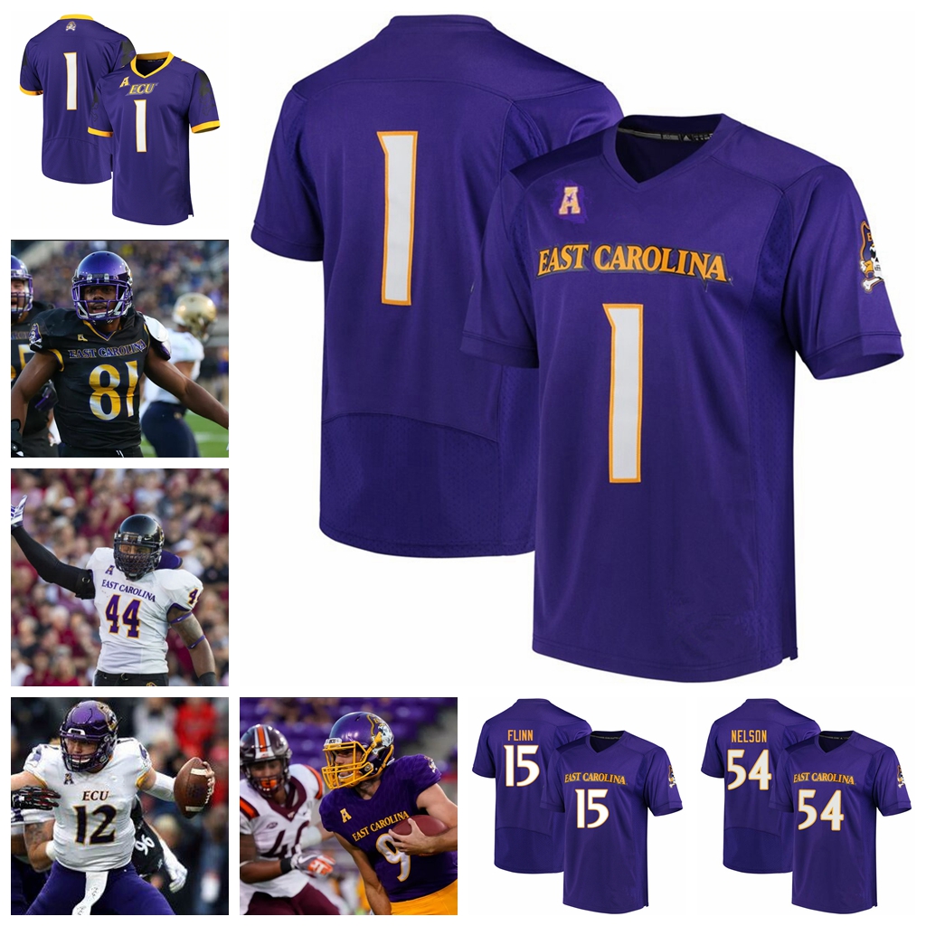 

Custom ECU East Carolina PiratesÂ College Football Jerseys Robert Farris Jersey Norman Swindell James Speight Roger Thrift NCAA Stitched, Black