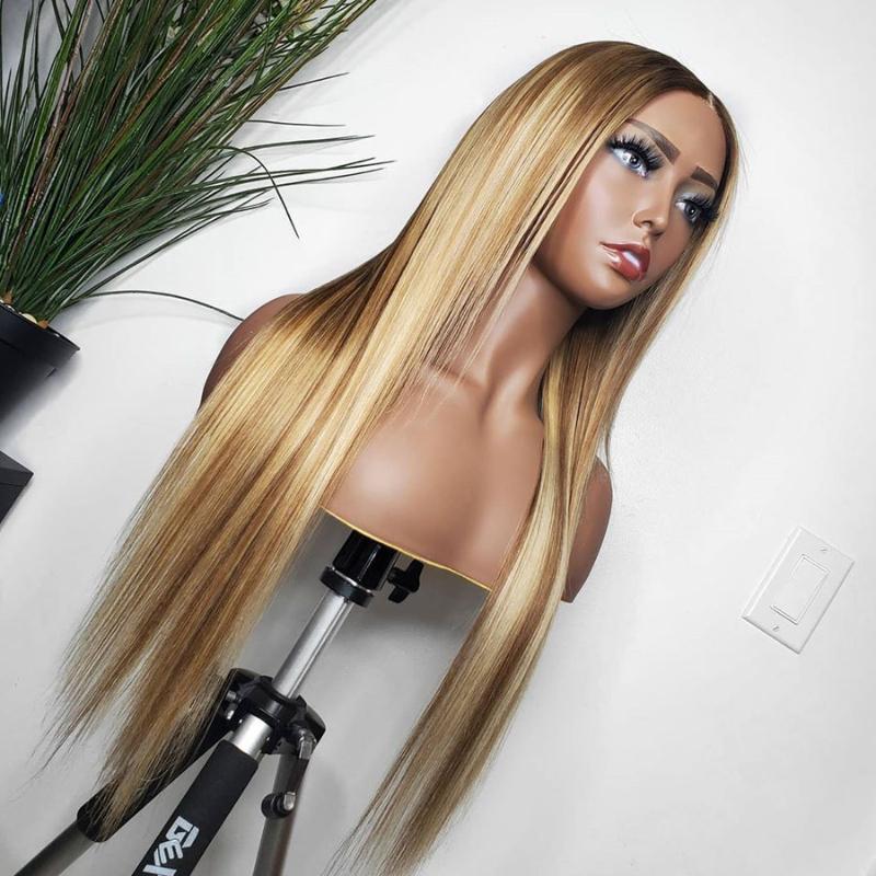 perruque blonde meche