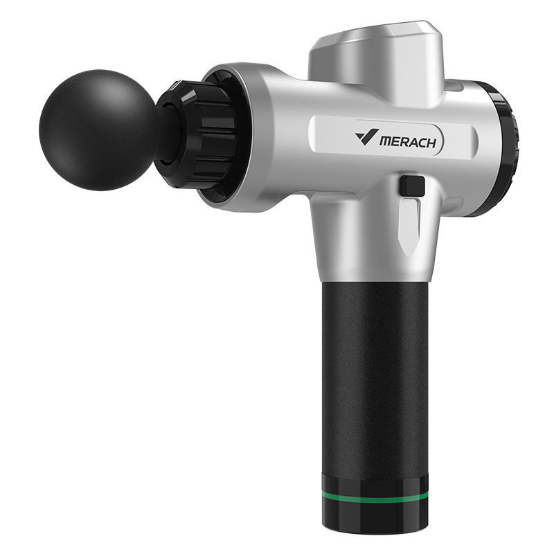 

20 Speeds Massage Gun Great Power Quiet Portable Massager Decompose Fitness Relief Pain High Speed Vibration 4 Heads