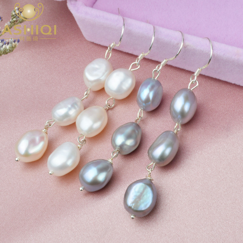 4 pairs stunning 10mm natural baroque drip freshwater pearl dangle earring 4 pairs stunning 10mm natural baroque drip freshwater pearl dangle earring