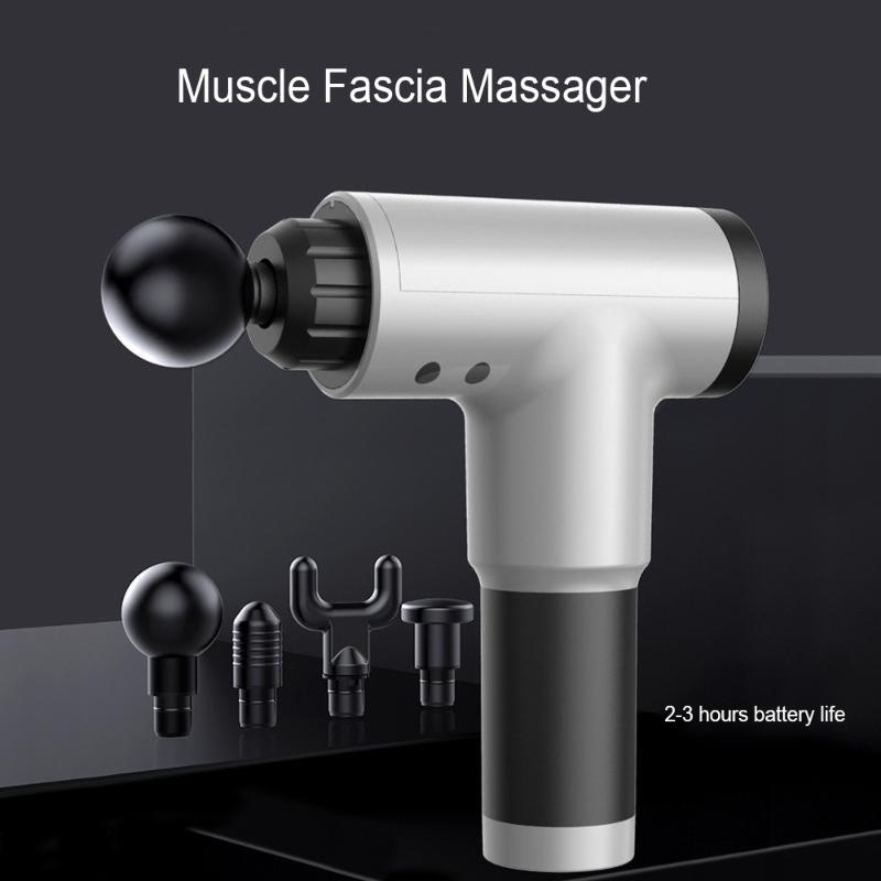 

Muscle Massage Gun Deep Tissue Massager Vibrating Fascial Gun Body Massager Exercise Muscle Relax Pain Relief Body Shaping