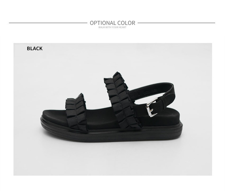 simple black flip flops
