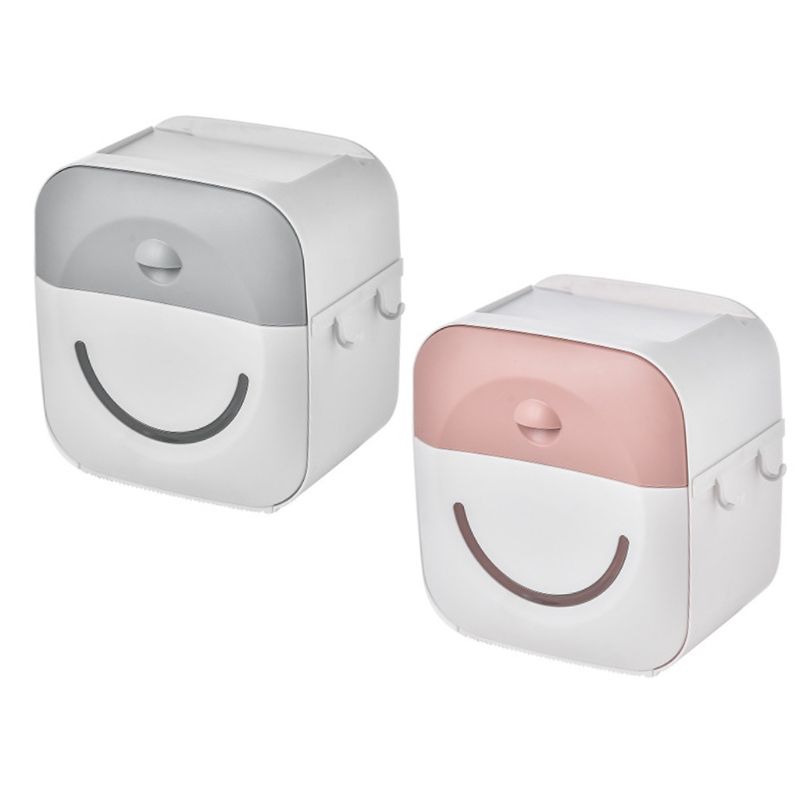 

Waterproof Toilet Roll Paper Holder Wall Mounted Tissue Stand Case Box Towel Storage Rack for Home Bathroom
