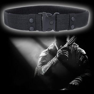 Black Adjustable Survival Tactical EMT Security Police Duty Utility Belt