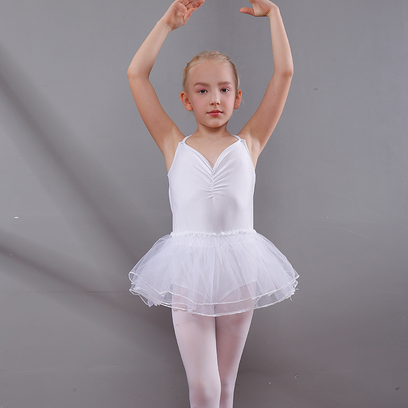 

Girls Ballet Dancing Dress Girls' Cotton Dancing Wear Uniforms Kids Skirts Dance Costumes Leotards Gymnastics Leotard D0775, Blue